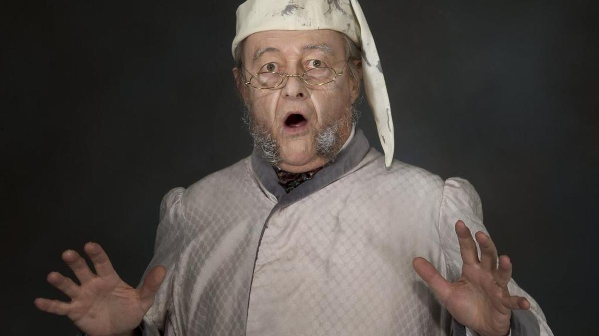 Carl Bengston plays Ebenezer Scrooge in Modesto Performing Arts’ production of “A Christmas Carol.”
