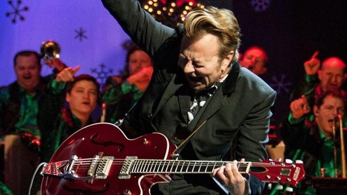 Brian Setzer will be performing at Gallo Center for the Arts on Thursday with his 19- piece big band, aka the Brian Setzer Orchestra, for its annual “Christmas Rocks!” tour.