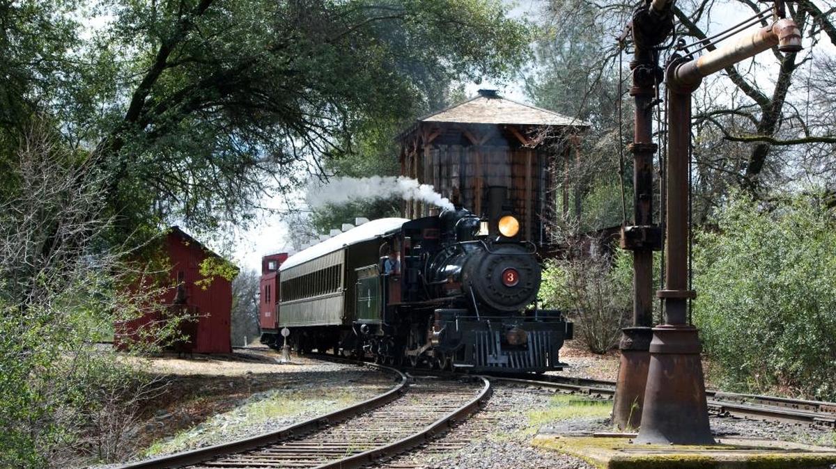 Hop on board for weekend excursion rides at Railtown 1897 State Park in Jamestown.