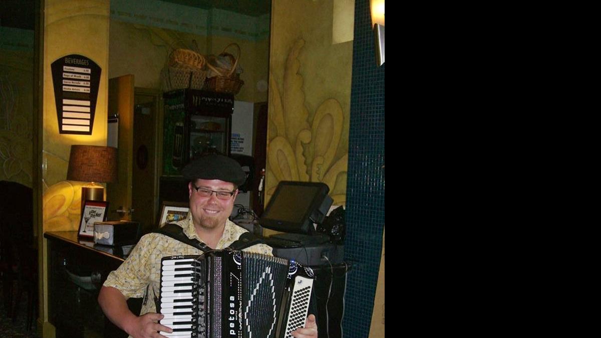 
Accordionist Bruno Cerri returns to perform at this year’s French Film Fest at the State Theatre on Sunday.
