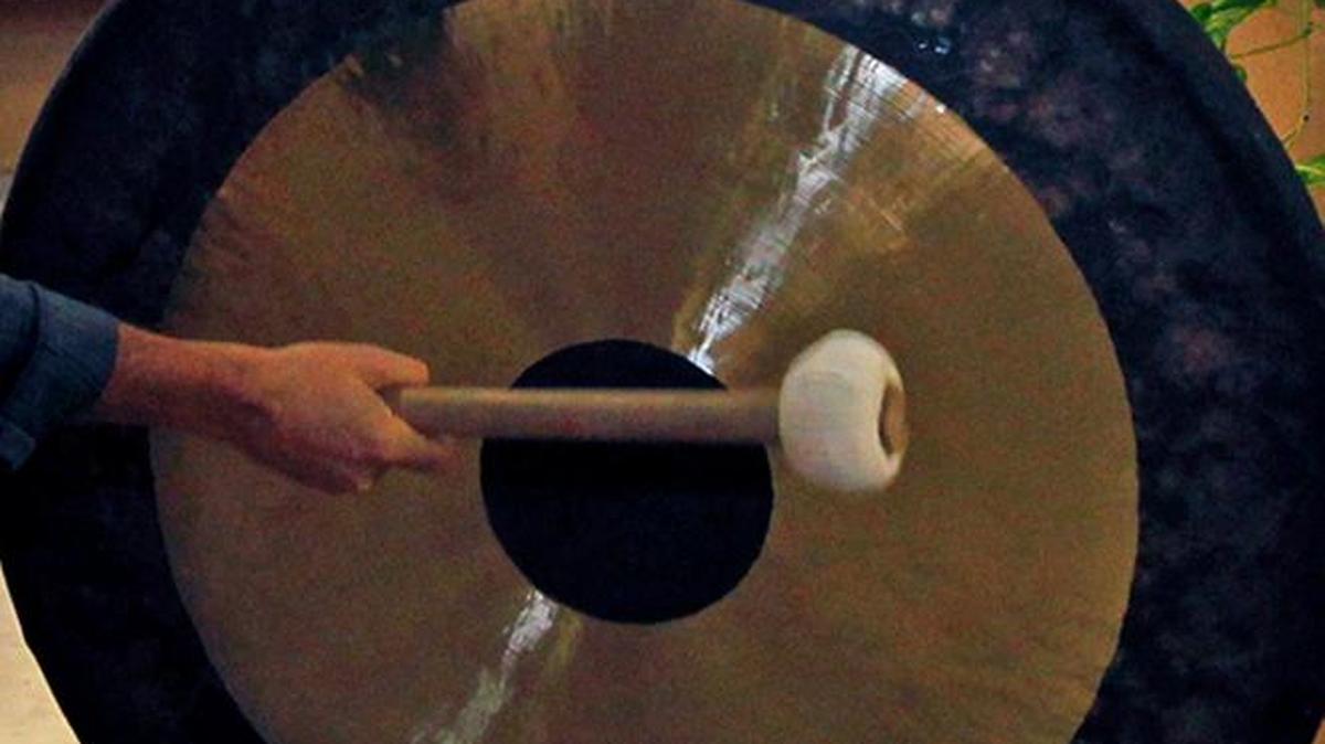 Performers in Turlock will hope to avoid any bang on a gong similar to this one during the TAM-TAM Talent Show.