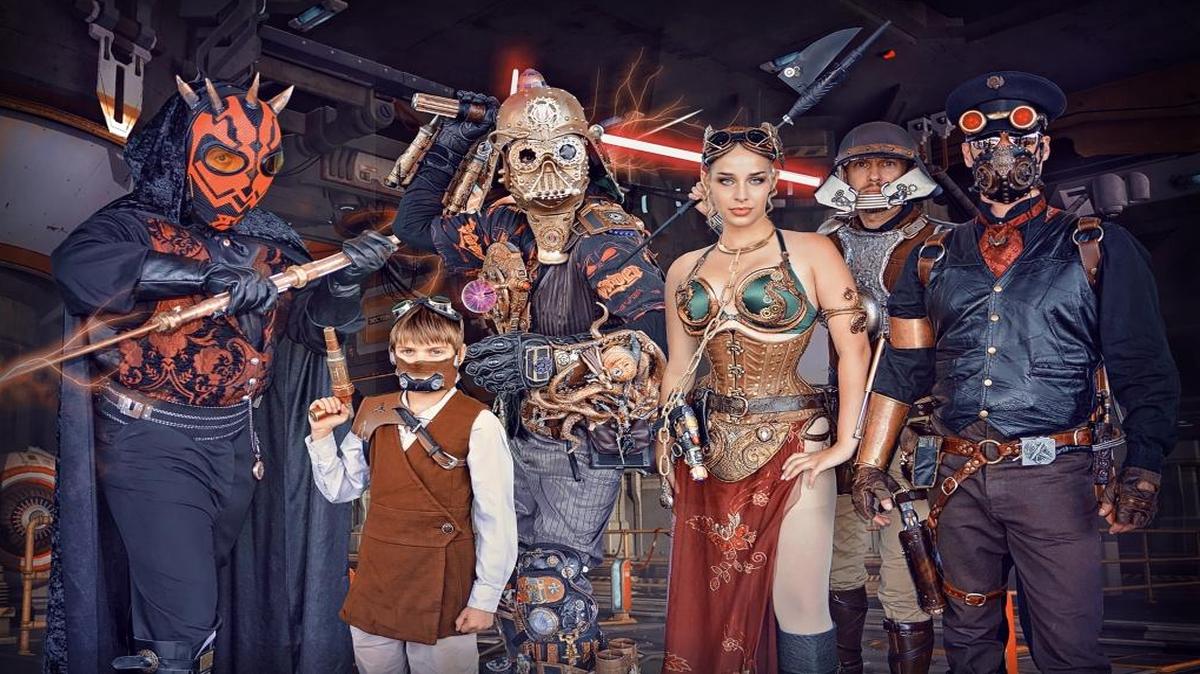 
The Star Wars – Steampunk Universe cosplay group will attend the inaugural Steam House Con this weekend at the Stanislaus County Fairgrounds in Turlock. 
