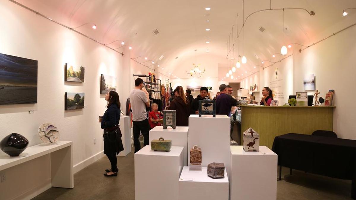 The Chartreuse Muse Gallery & Art School at 918 10th Street in Modesto, Calif.