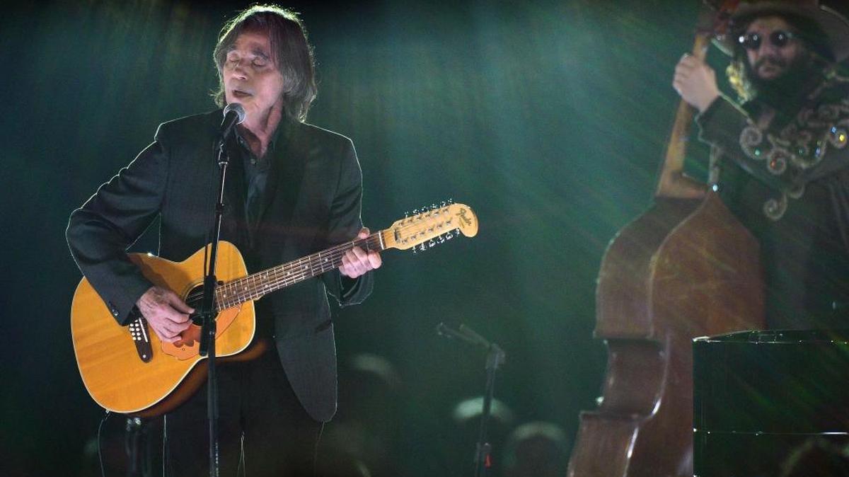 Jackson Browne performs at the MusiCares Person of the Year show at the Los Angeles Convention Center on Friday, Feb. 6, 2015, in Los Angeles.