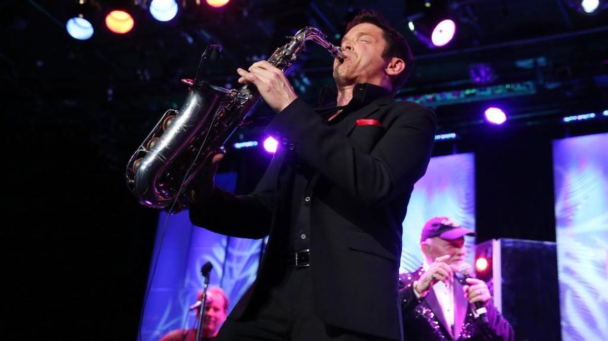 Dave Koz, foreground, and Mike Love, right, perform in 2014. Koz brings Jonathan Butler, Candy Dulfer and Bill Medley to Gallo Center for the Arts on Monday for a sold-out performance of the Dave Koz & Friends Christmas Tour.