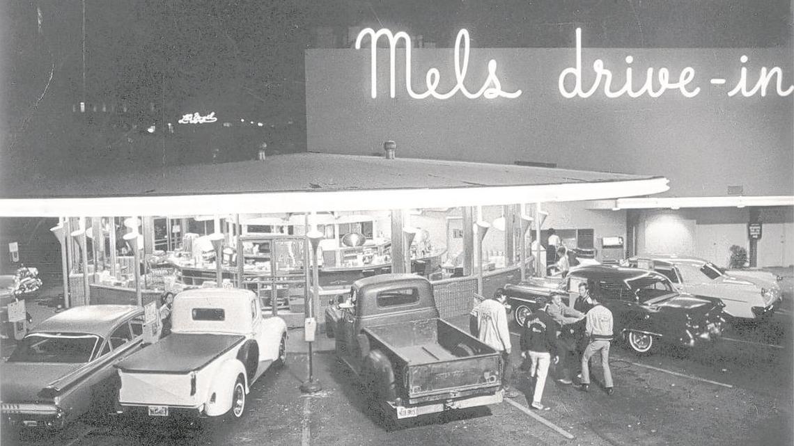 Mel’s Drive-In is featured in a scene from the film “American Graffiti.” George Lucas’ 1973 film continues to resonate locally.