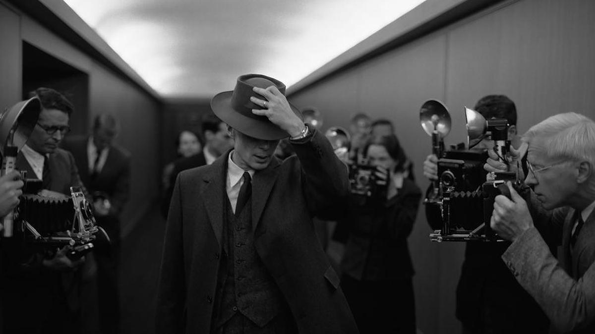 Cillian Murphy stars in “Oppenheimer,” playing at the State Theatre in Modesto