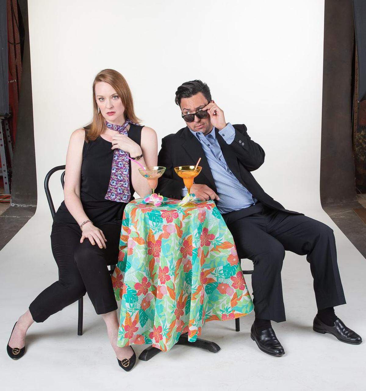 Robyne Parrish and Ryan Perez Adame in “I Love You, You’re Perfect, Now Change.”