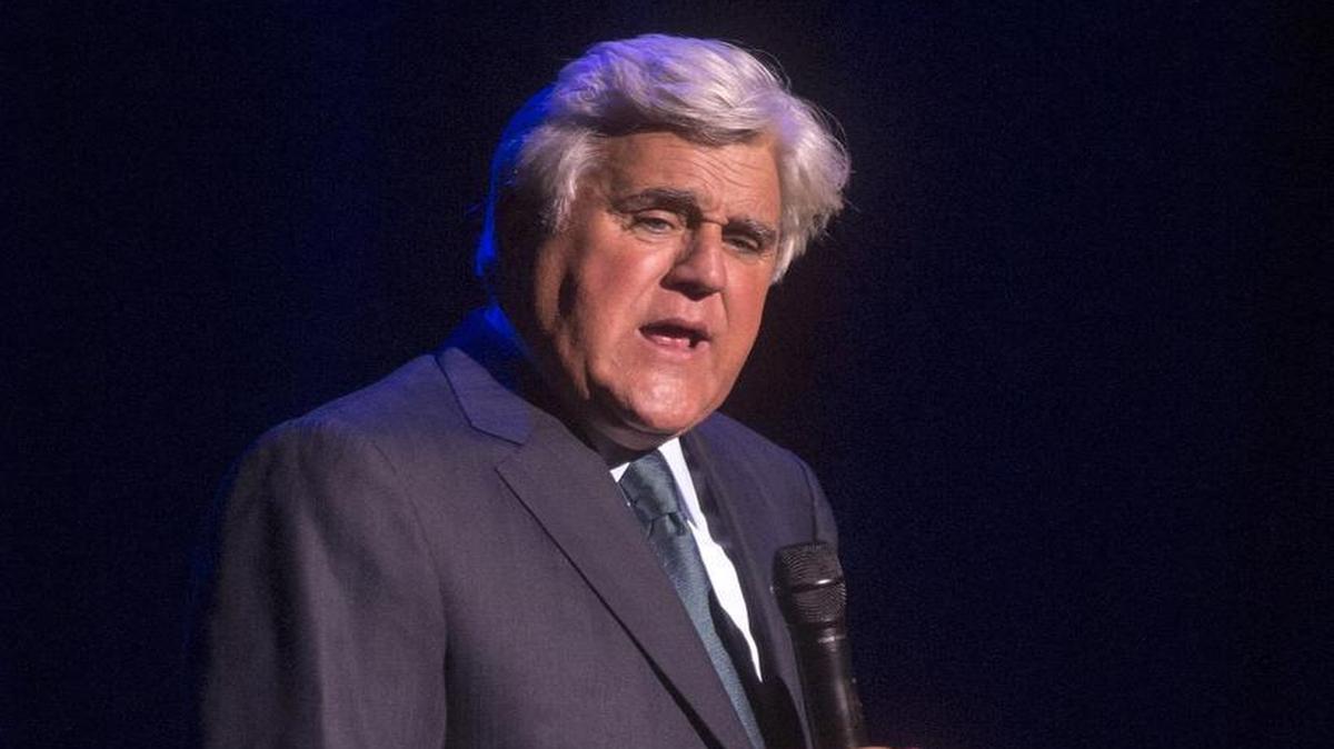 
Jay Leno performs at the Gallo Center for the Arts in Modesto on Sunday. 
