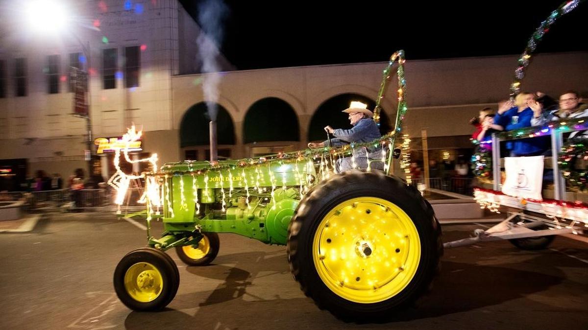 The Celebration of Lights parade is Saturday evening downtown.