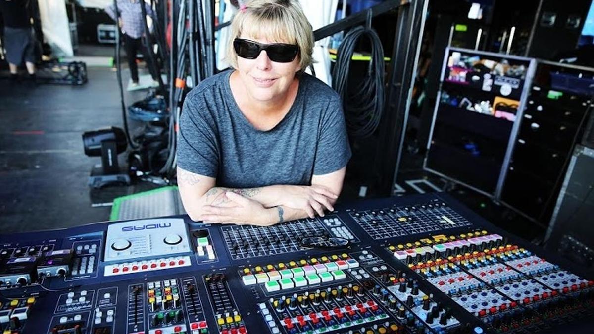 Sound engineer Karrie Keyes hosts the Live Sound Workshop in Modesto in June in conjunction with the California Women’s Music Festival.
