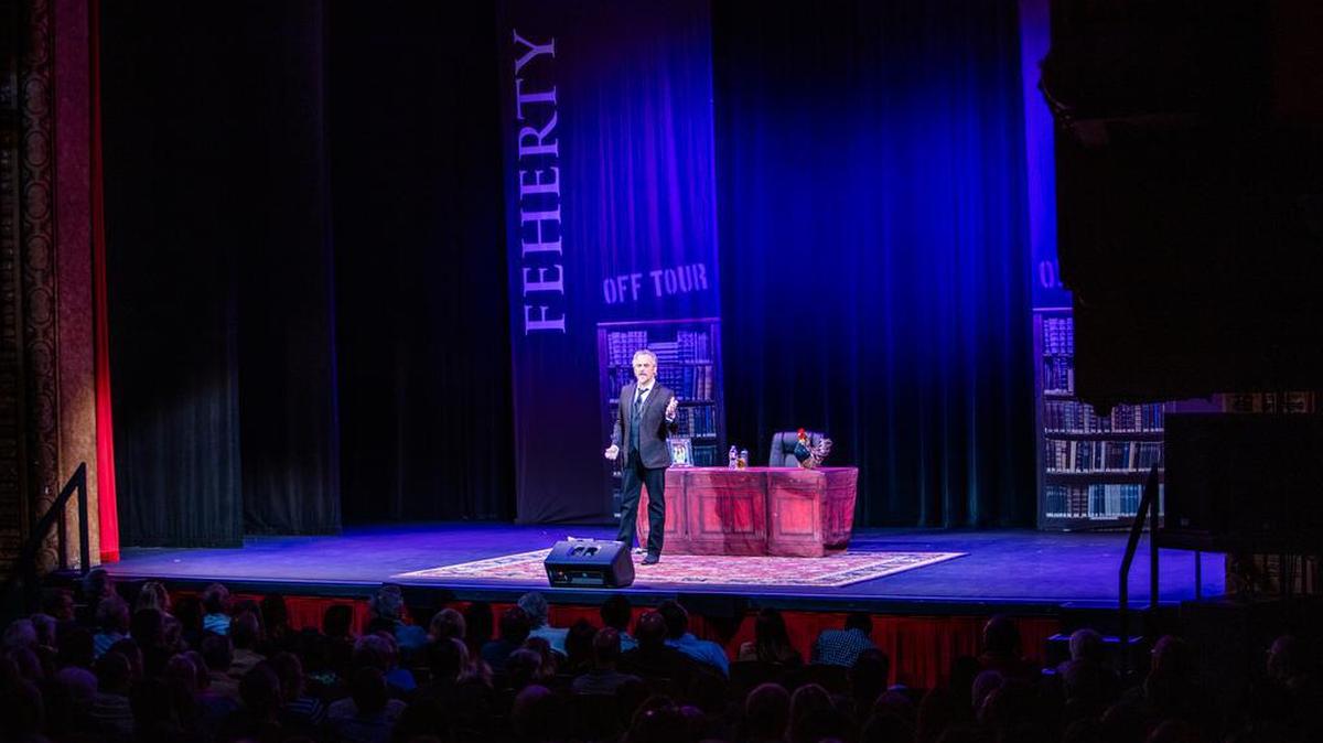 David Feherty will bring his humor to the Gallo Center for the Arts.