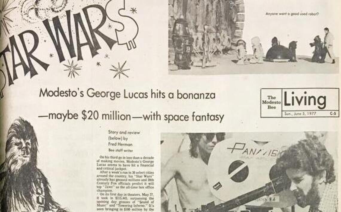 Bee’s ‘Star Wars’ coverage in 1977 offered a little foreshadowing