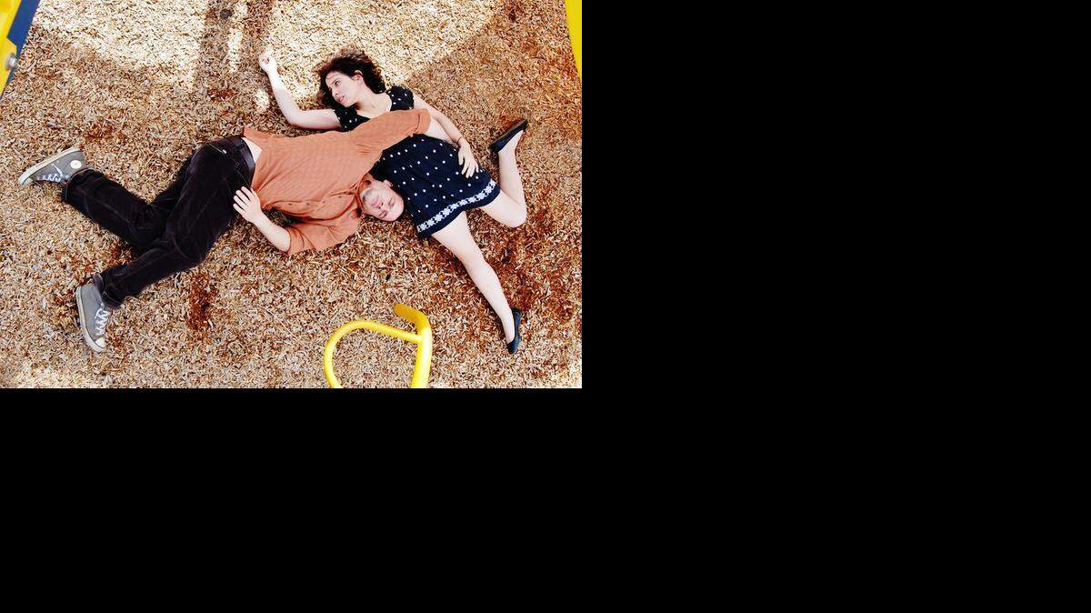 
Joe Conn and Traci Sprague star in Center Stage Conservatory’s staging of “Gruesome Playground Injuries.” 
