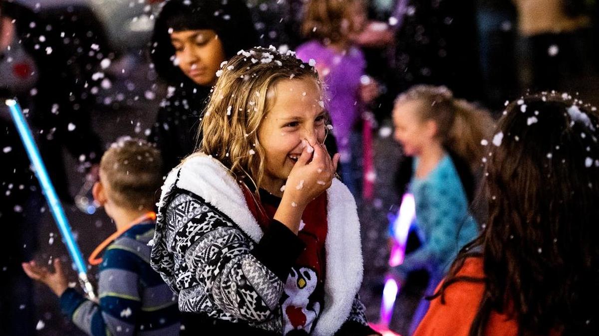 This season’s final Rockin’ Holiday at Tenth Street Plaza in Modesto is Friday, Dec. 23.