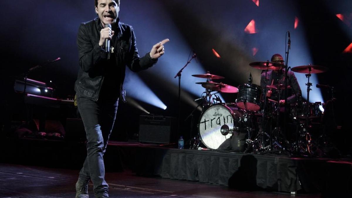 Pat Monahan performs with Train at Radio City Music Hall in 2014 in New York. The band will perform Saturday, Aug. 6, 2016, at Ironstone Amphitheatre in Murphys.