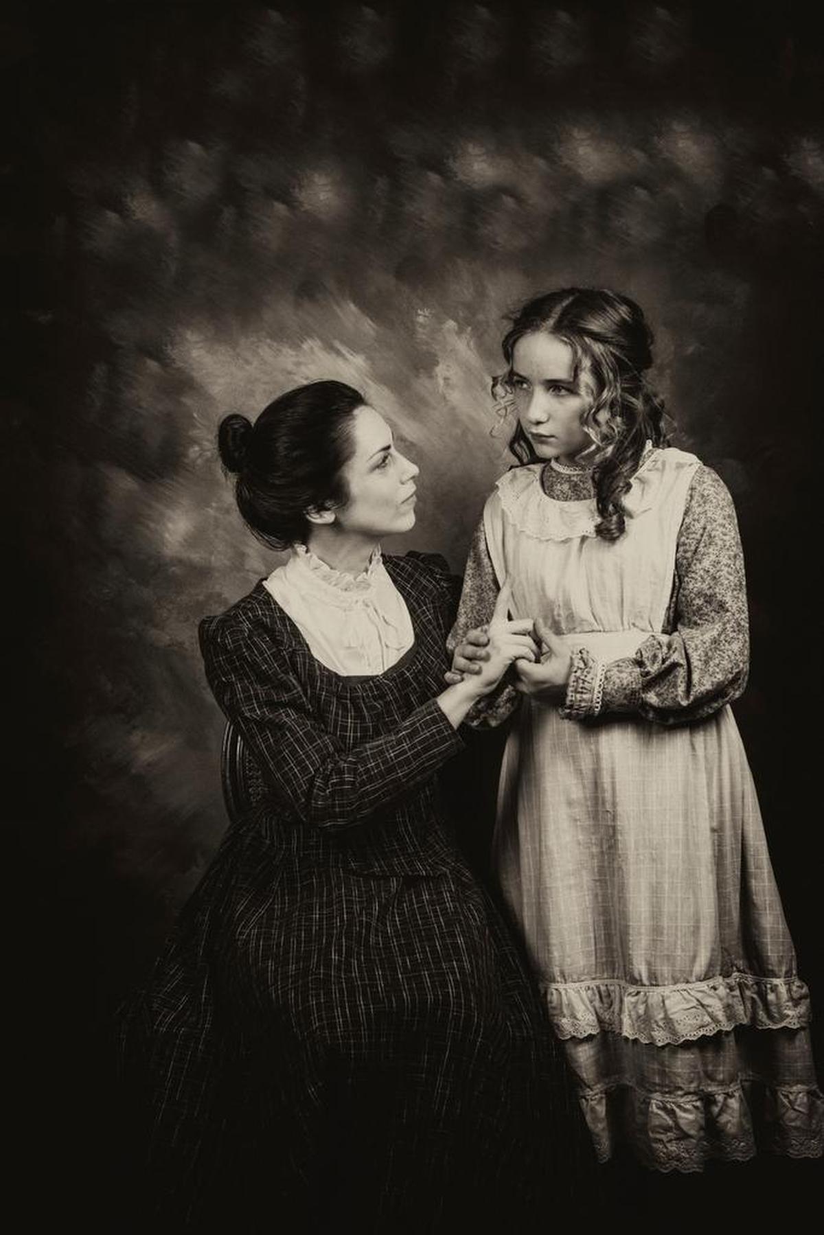 Melissa Dawn plays Annie Sullivan and Jade Seymour is Helen Keller in the Gallo Repertory Theatre production of “The Miracle Worker.”