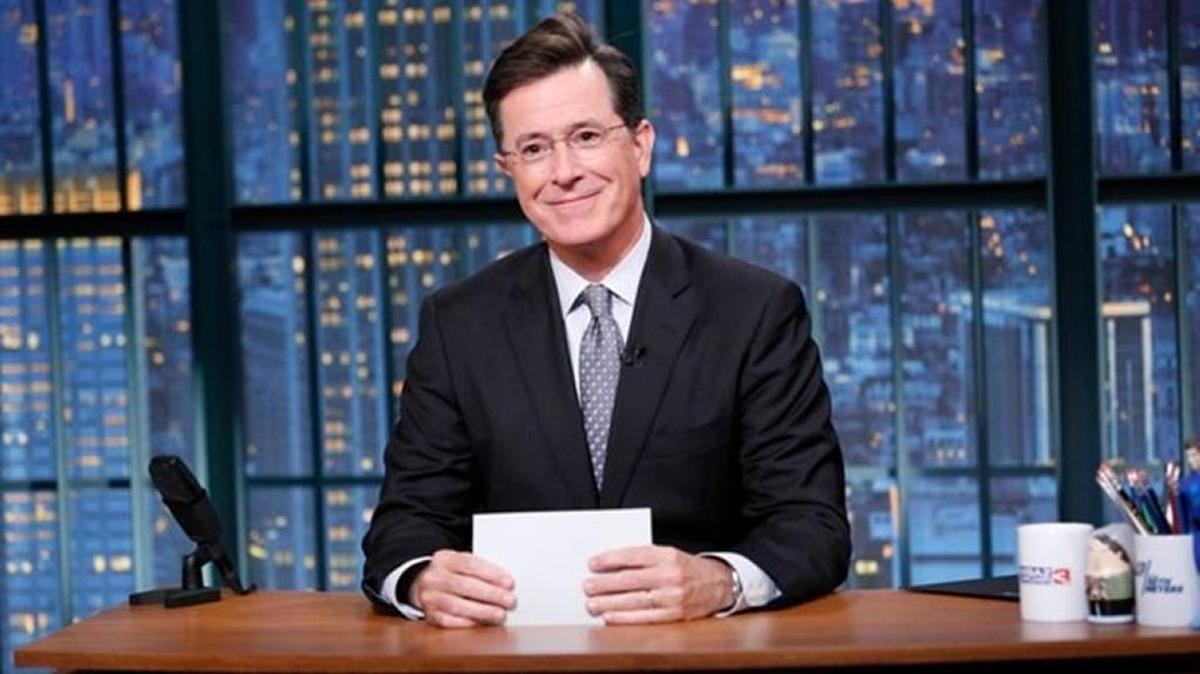 Audiences get excited for Stephen Colbert on his “The Late Show” – to the point it’s a distracting spectacle.