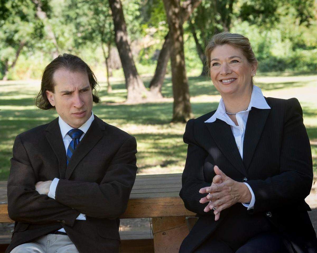 Joel Eddington and Jill Taylor star in “A Walk in the Woods” for Prospect Theater Project.