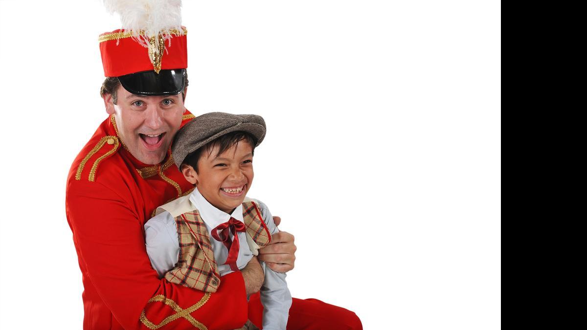 
Ralph Krumins as Harold Hill and Roland Carbajal as Winthrop for SRT’s “The Music Man.”
