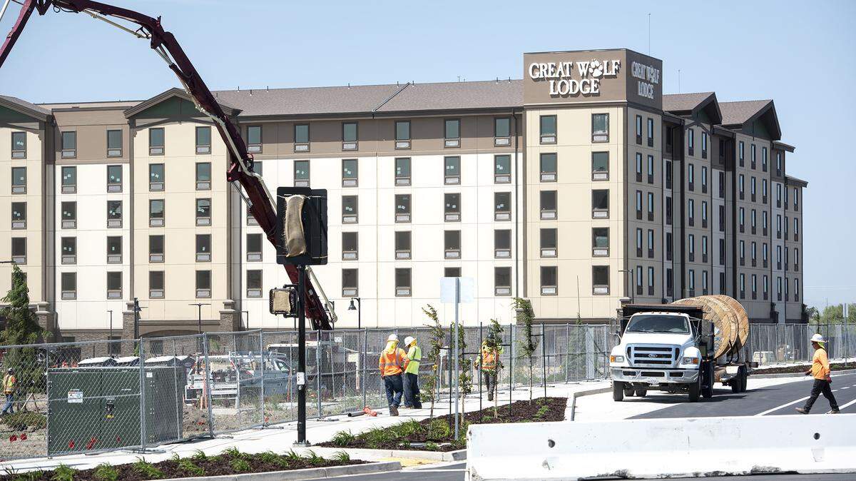 Great Wolf Lodge in Manteca, Calif., on Wednesday, May 6, 2020.