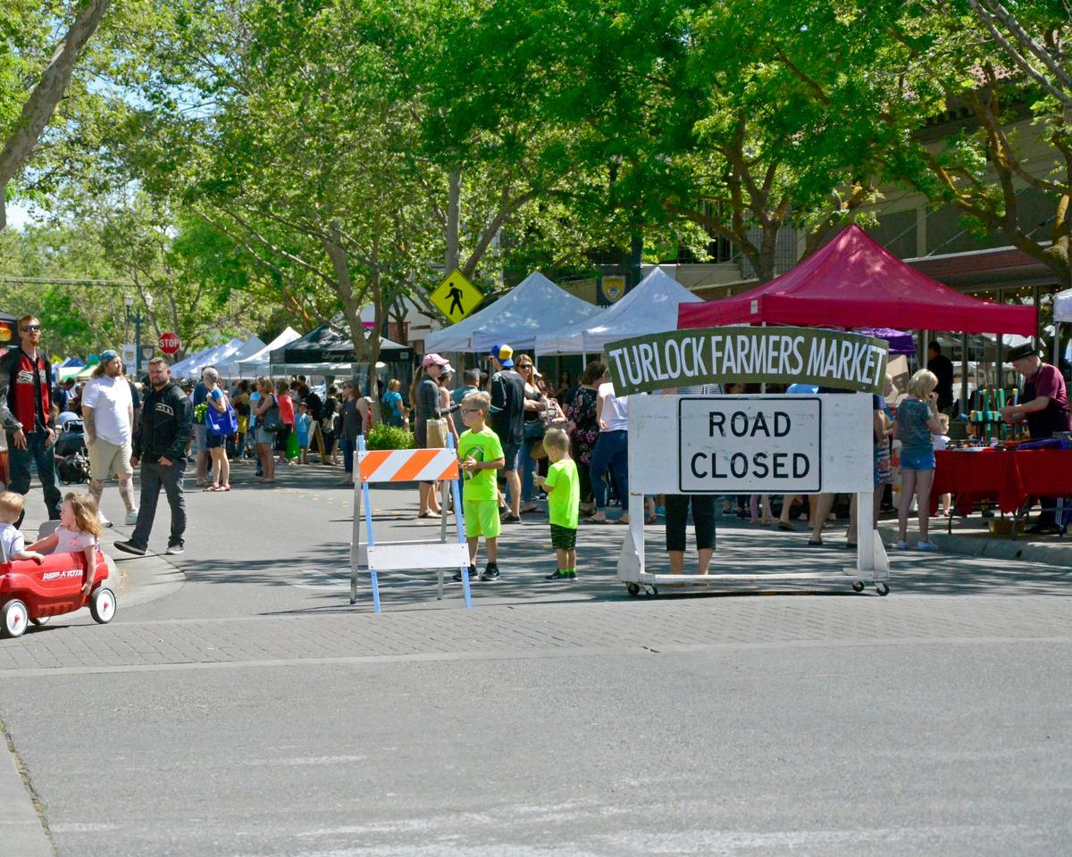 The Turlock Certified Farmers Market returned to Main Street in downtown Turlock, Calif. May 4, 2019.
