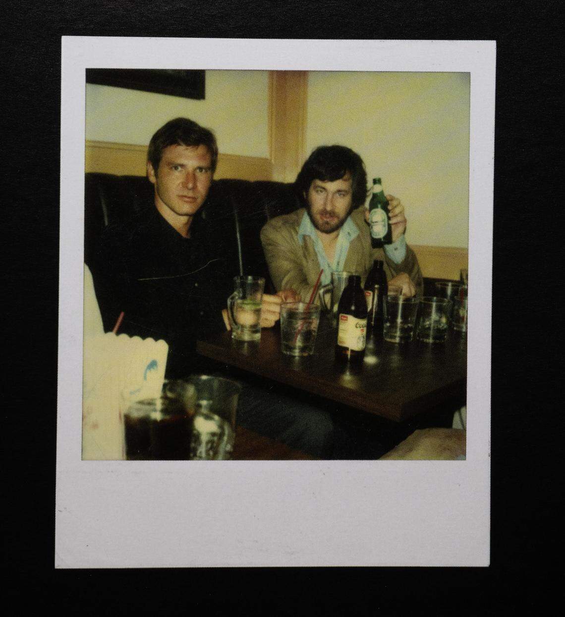 Harrison Ford and Steven Spielberg from Tight Heads by Candy Clark.