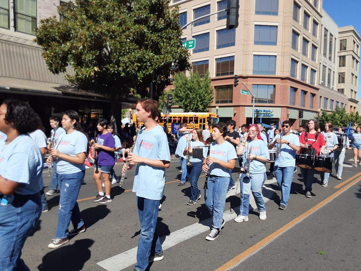 The Modesto, Calif. annual Independence Day Parade drew thousands of spectators to downtown Monday, July 4, 2022.