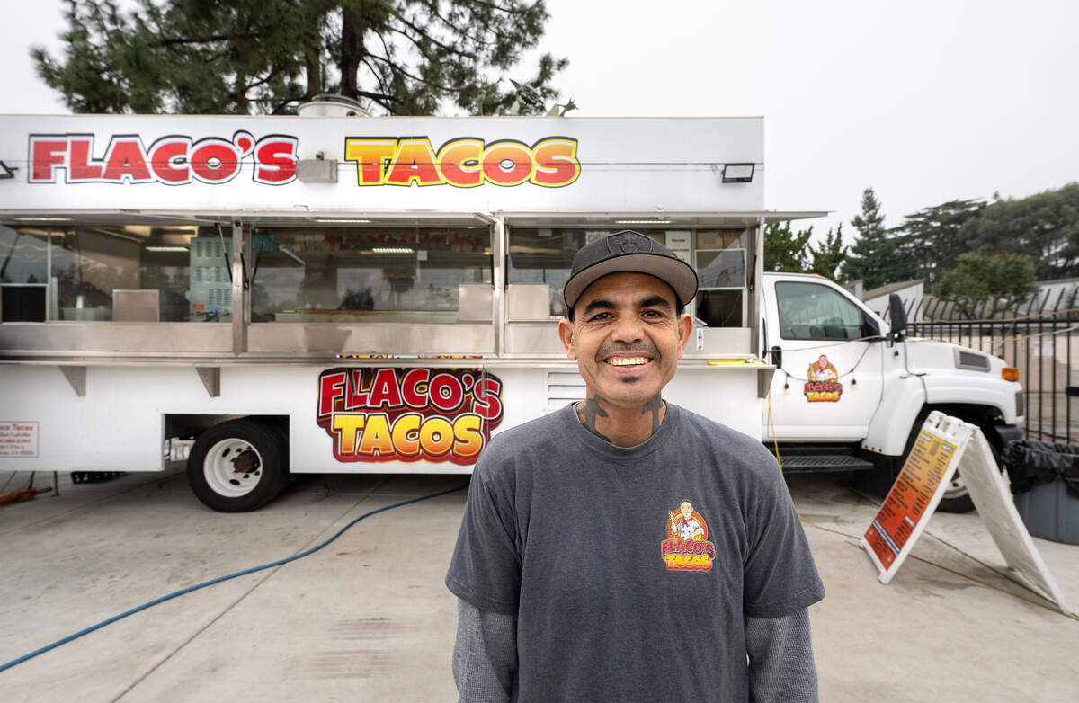 Flaco’s Tacos owner Rafael Calvillo is being forced to change the name of his business due to a trademark conflict. Flaco’s Tacos food truck is  at 2716 Coffee Road in Modesto. 