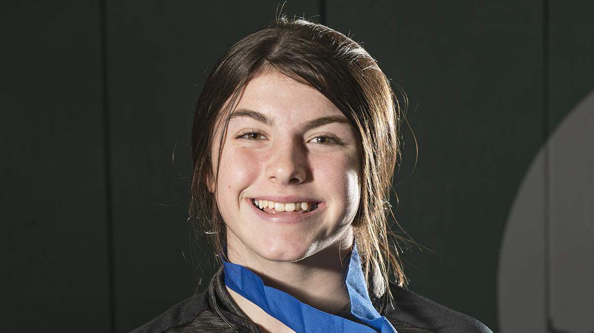 Pitman’s Lilly Freitas is The Modesto Bee’s wrester of the year in Turlock, Calif., Wednesday, March 13, 2019.