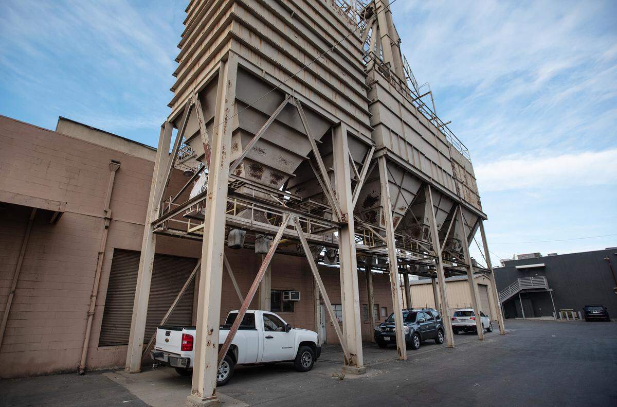 The mill on 9th Street at J.S. West ceased operation in 2016. Photographed in Modesto, Calif., Monday, Nov. 1, 2022.