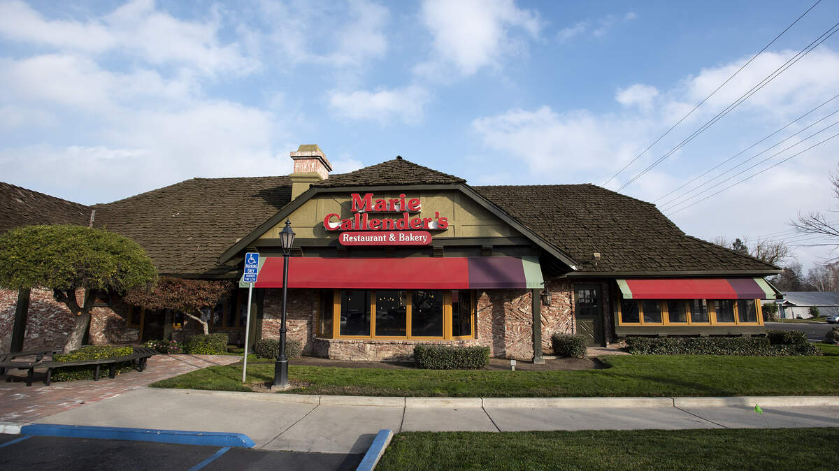 Marie Callendar’s Restaurant in Modesto, Calif., on Wednesday, Jan. 8, 2020.