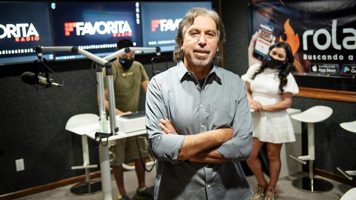 Nelson Gomez, owner of La Favorita Radio was one of the first residents in Stanislaus County to suffer a serious case of coronavirus. Photographed at La Favorita in Hughson, Calif., on Thursday, July 23, 2020.
