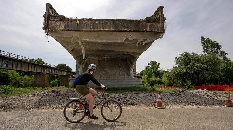 Demolition is mostly done at old Seventh Street Bridge in Modesto. What’s ahead?