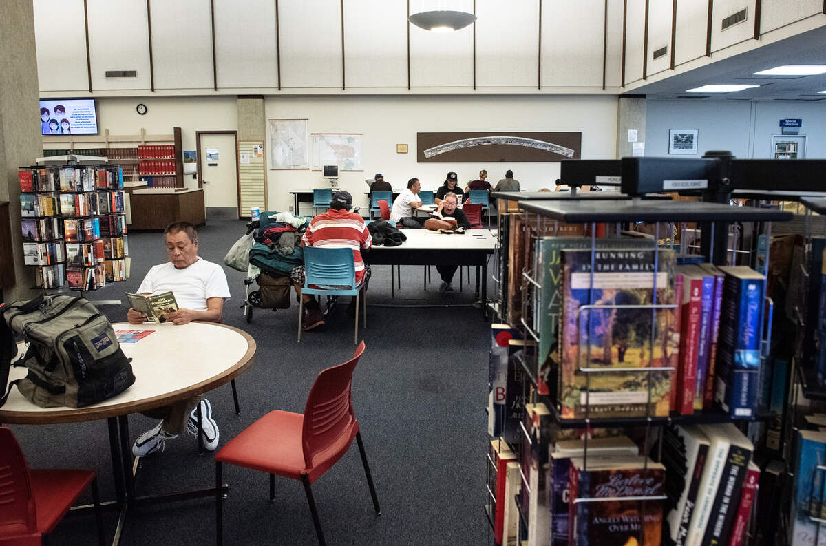 The Modesto library in Modesto, Calif., on Tuesday, September 6, 2022.