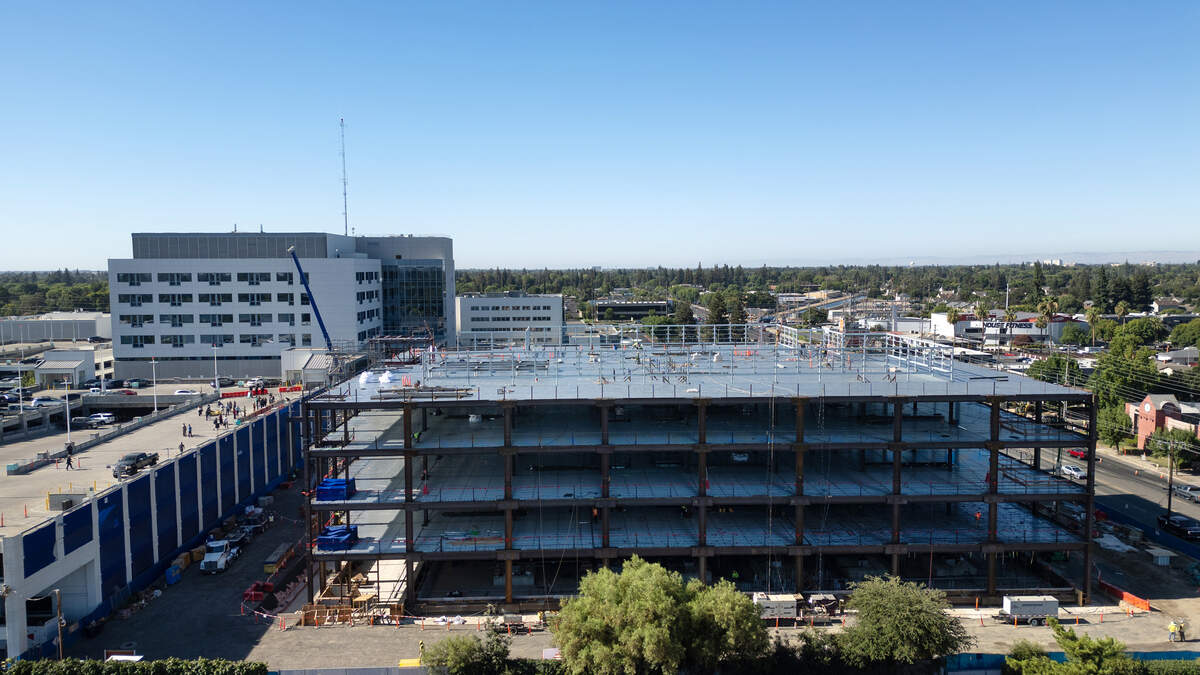 The Modesto Advanced Cancer Center and Care Complex under construction at Sutter Memorial Medical Center in Modesto, July 17, 2026.
