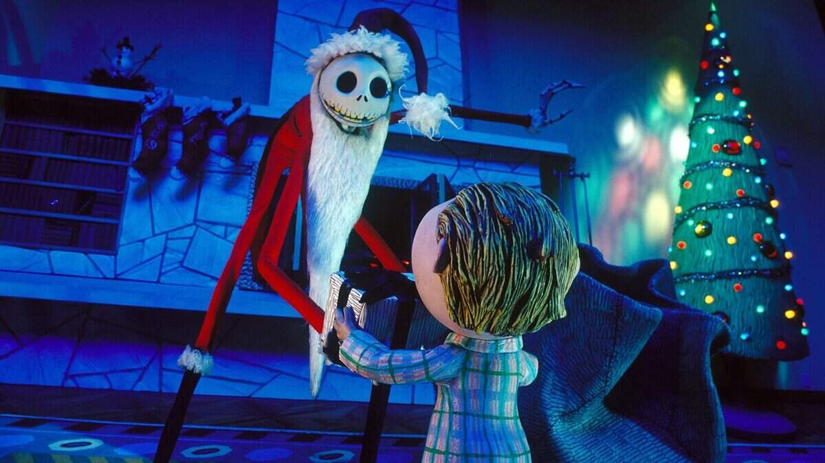 A scene from Tim Burton’s “A Nightmare Before Christmas.”