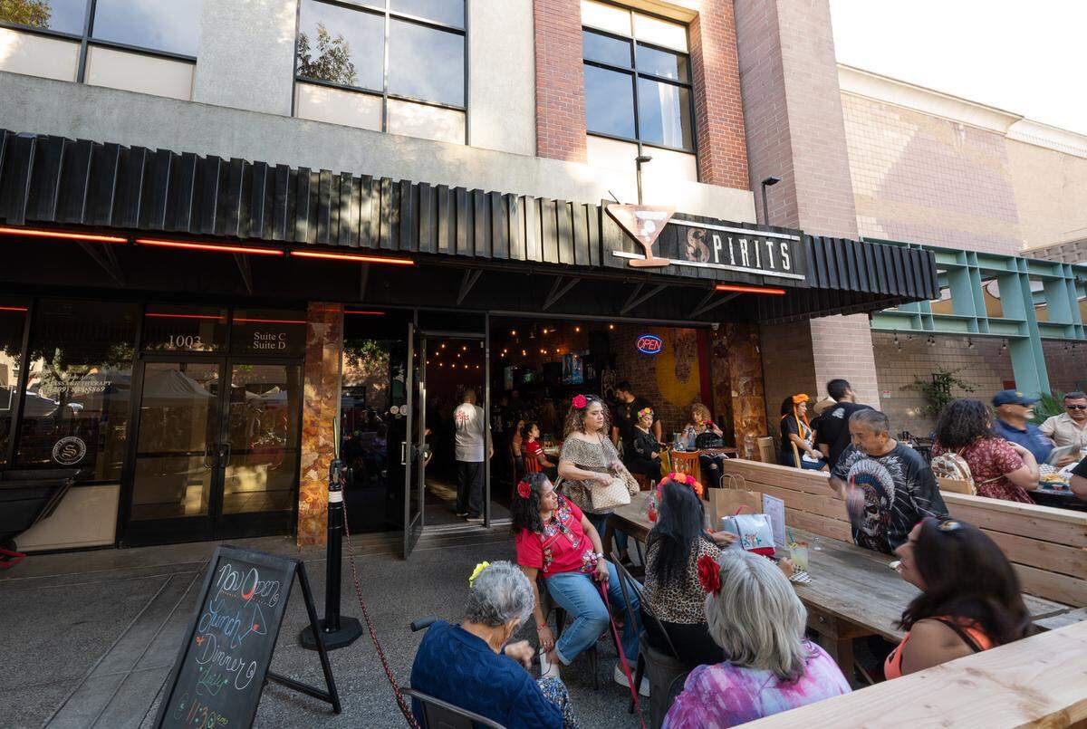 The Goat Bar & Grill on 10th Street in Modesto, Calif., Saturday, Oct. 21, 2023.