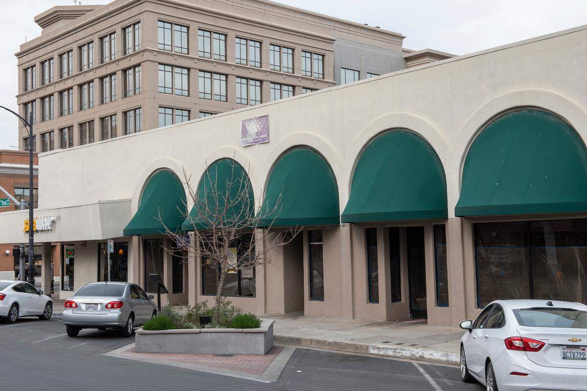 Former site of Monsoon restaurant on 10th Street in Modesto, Calif., on Tuesday, Feb. 9, 2021.