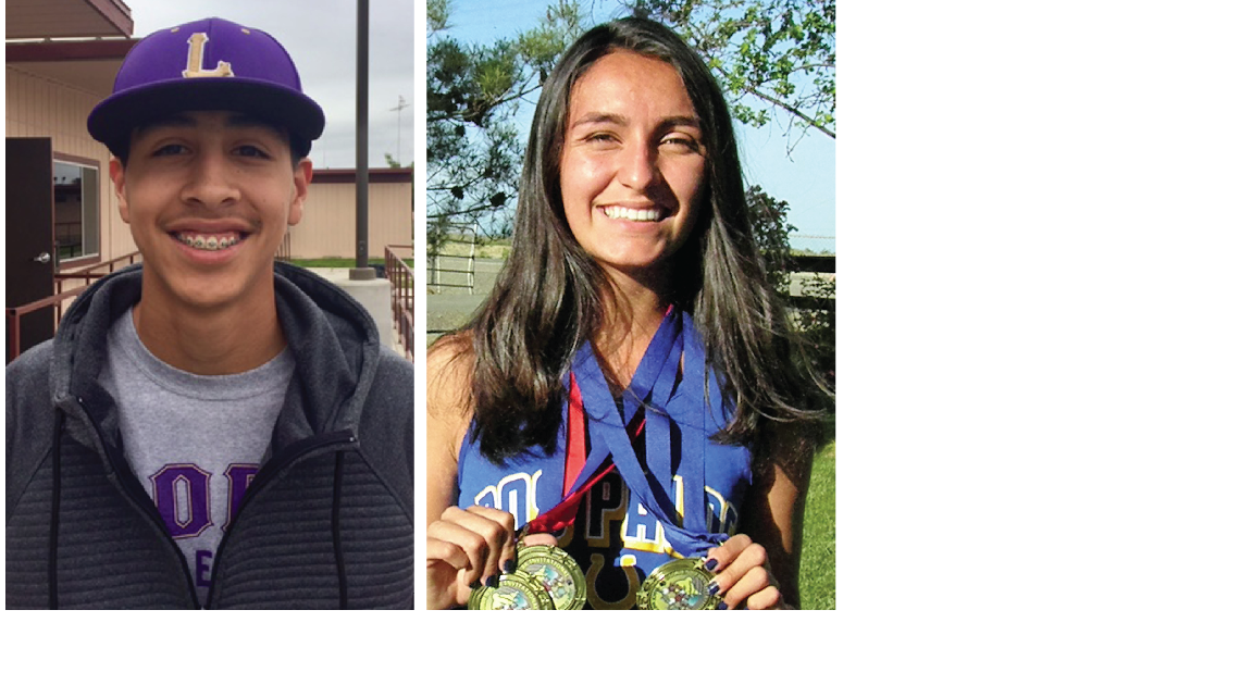 Cesar Avila, Livingston High; Calista Ram, Dos Palos