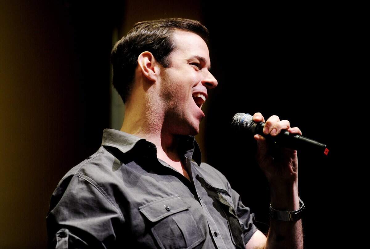 Jeremy Stolle is pictured in 2012 during a rehearsal for a show at the Gallo Center for the Arts.