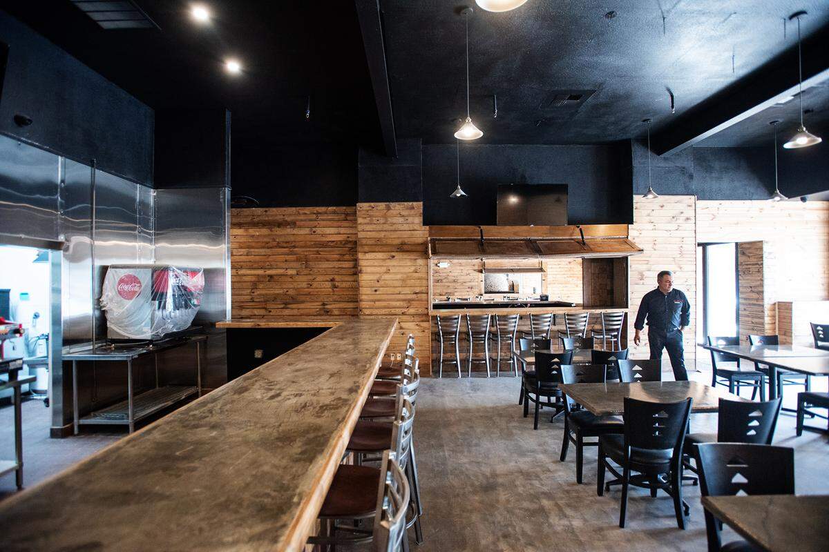 Rancho’s Breakfast, Burgers & Wings in the former Monsoon restaurant space in Modesto, Calif., on Friday, Oct. 1, 2021.
