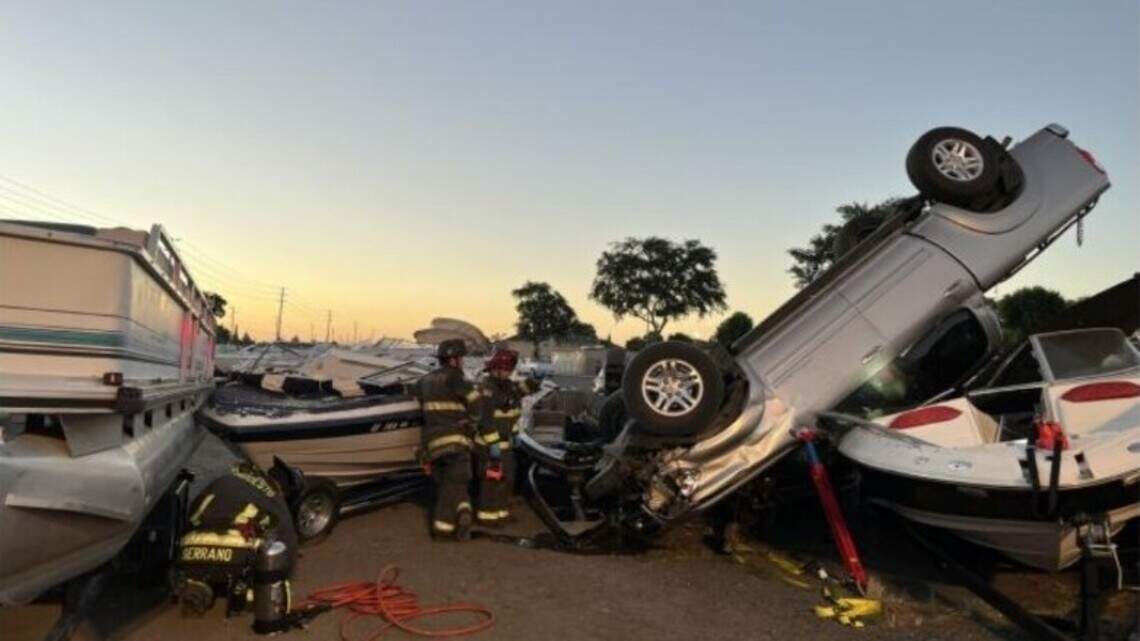 Coroner identifies man killed in Modesto rollover crash at Modesto boat business