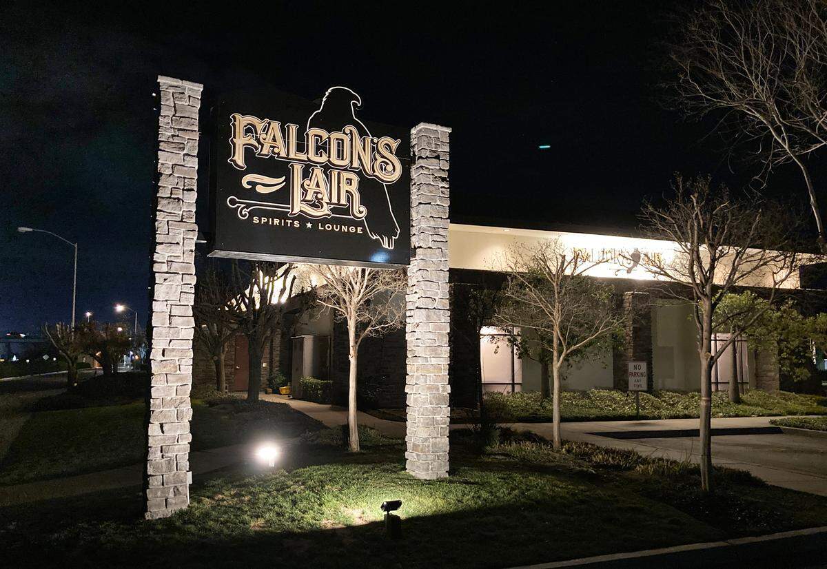Future site of Falcon’s Lair at the former site of the Canal Street Grille in Ripon, Calif., Wednesday, Feb. 22, 2023.