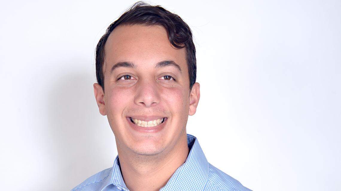 Julian Lopez, sports writer for The Modesto Bee is pictured Monday August 6, 2018 in The Bee studio.