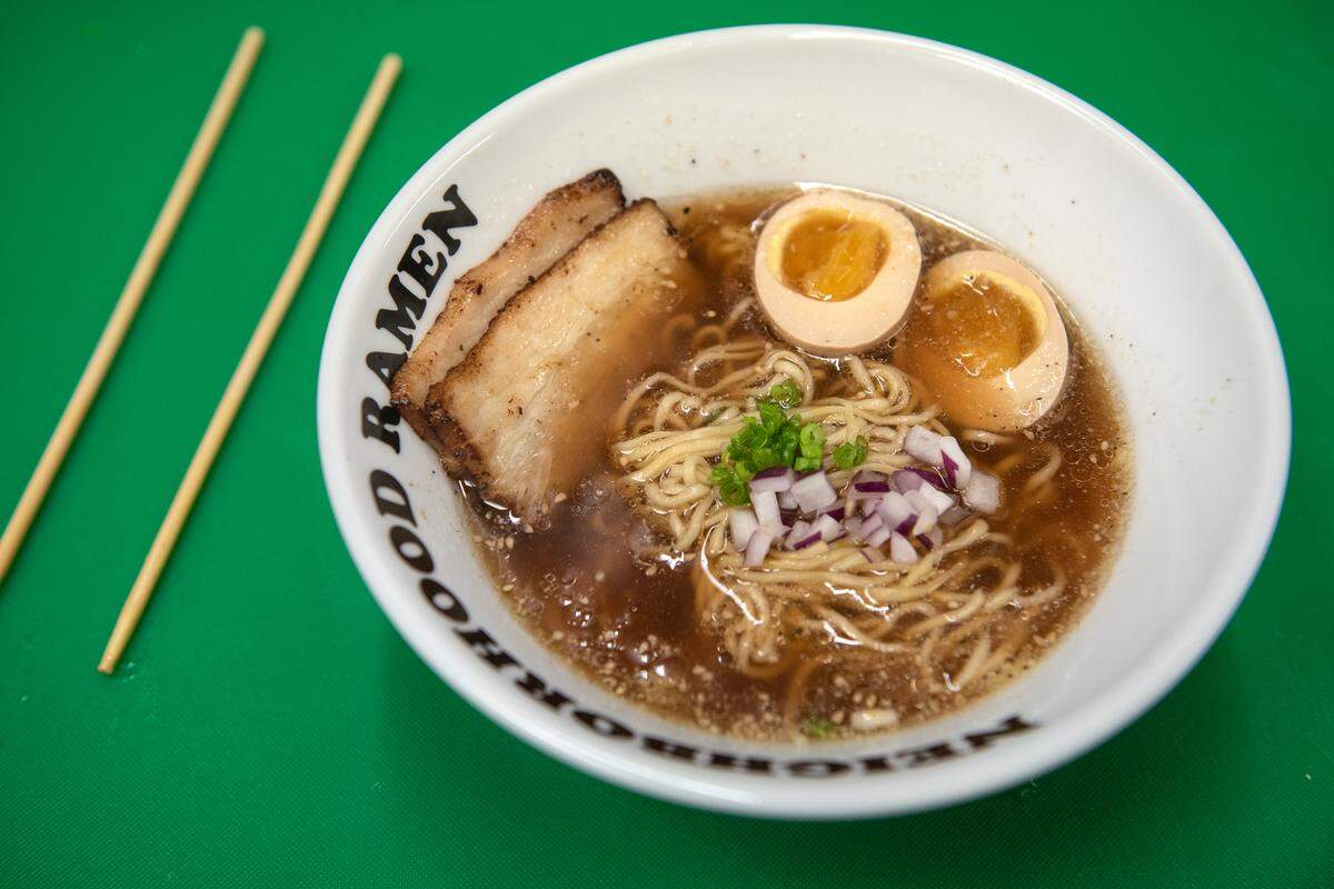 Modesto sushi chef Ernie Watkins will be opening a ramen house called Konfucious Eats in McHenry Village in the former Bauer’s 66½ Skillet & Grill location on the north east side of McHenry Village. Photographed in Modesto, Calif., on Thursday Oct. 29, 2020.