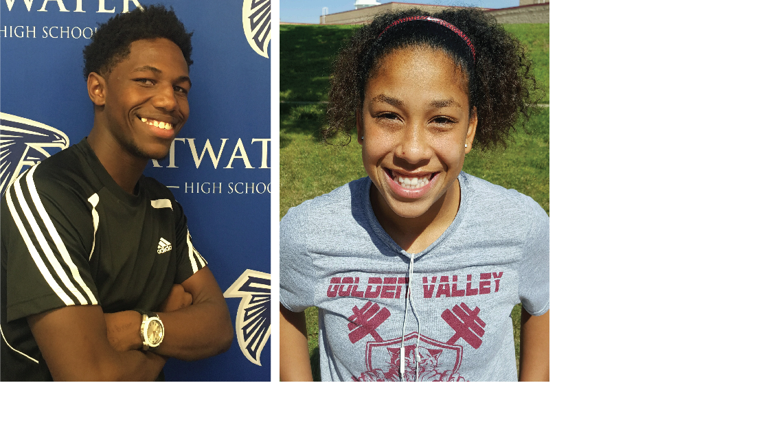 Brian Stokes, Atwater; Naomi Peterson, Golden Valley