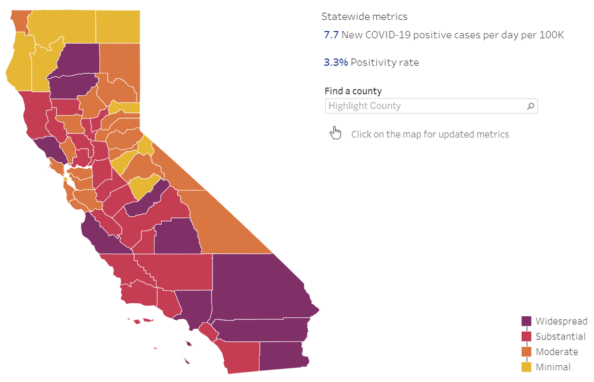 Updated state tier map