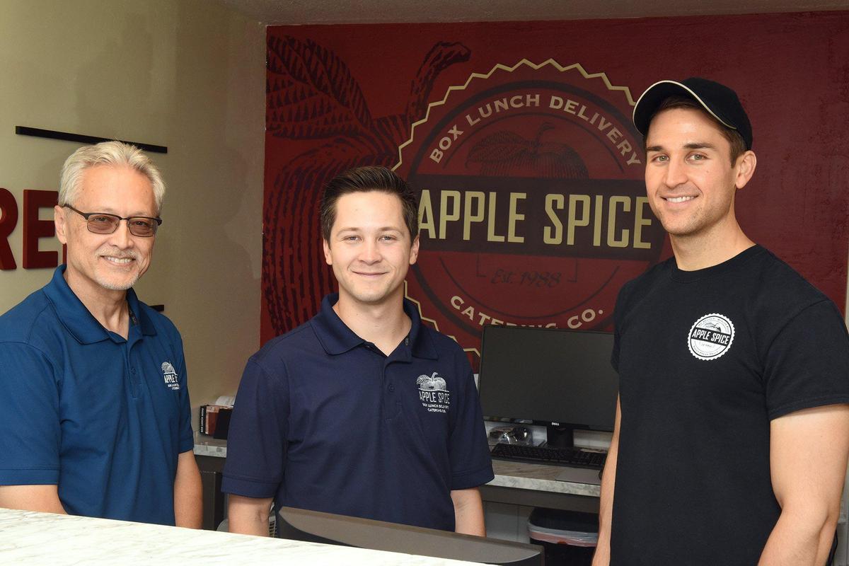 Father and sons from left to right- Wayne, Zachary and Brian Turnbow are pictured Thursday September 19, 2019 at Apple Spice in Modesto, Calif. The business closed in December 2021.