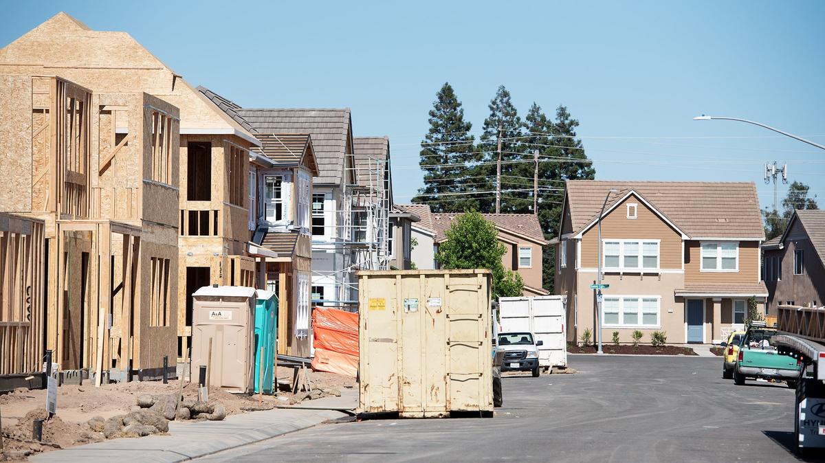 The Groves, a Florsheim Homes housing development in east Modesto, Calif., Saturday, June 16, 2018. 
